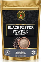 Spice Magic Black Pepper Powder – 3.5 oz (100 g) | 100% Pure & Natural Ground Black Pepper | Bold, Aromatic Flavor for Cooking, Seasoning & Spice Blends.