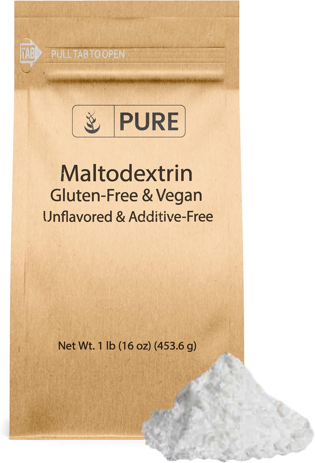 Pure Original Ingredients Maltodextrin (1 lb) Binder & Thickener, Unflavored, No Additives
