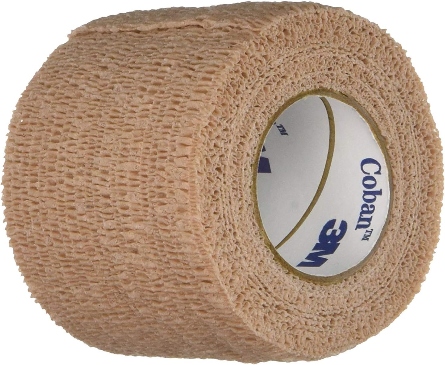 3M Coban Self-Adherent Wrap, Self Adherent Wrap Used to Secure Dressings and Other Devices, Compress or Protect Wound Sites and Immobilize Injuries, Tan, 2" x 5 yds, Each