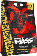 Mutant Mass Weight Gainer Protein Powder with Whey, and Casein Protein Blend for High-Calorie Workout Shakes, Smoothies, and Drinks, 15 lb - Strawberry Banana