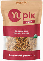 Yupik Organic Raw California Walnuts, Halves, 2.2 lb (35.2 oz), Kosher, Gluten-Free, Non-GMO, Vegan, Half Nuts, Unsalted, Unroasted, Source of Omegas, Healthy Snacks, Ideal for Baking & Cooking