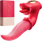 Quiet Bullet Tool-Powerful 7 Modes Small Silicone Massage Rod for Women Portable & Handheld Personal Bullet Tool for Quick Relaxation W9855 (RED1)