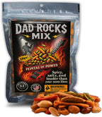 Dad Rocks Mix - Spicy Trail Mix for Men - Funny Father's Day Gift for Dad - Loud Gift for Music Lovers - Hilarious Snack for Rock Dads - Novelty Gag Gift from Kids
