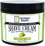 Taconic Shave Cream – Highly Concentrated Shaving Cream for Men and Women – 4 oz. Moisturizing Shaving Cream Tub with Skin Soothing Ingredients – Tequila Lime