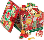 Hammond's Candies - Old Fashioned Holiday Classics Mix Hard Candy in Decorative Tin, Includes Assorted Ribbon, Pillow, & Hard Candies, Handcrafted in the USA