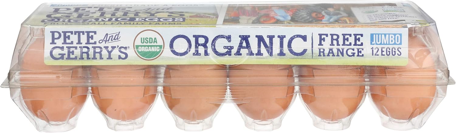 Pete and Gerry's Organic Eggs Jumbo 12 CT
