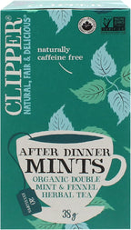 CLIPPER TEA Organic After Dinner Mints Tea, 38 GR