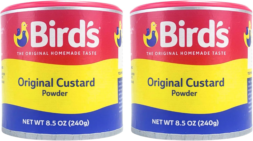 Bird's Original Instant Custard Powder 240g – Classic British Dessert Mix, Just Add Water, Creamy & Delicious (Pack of 2)