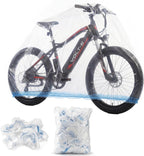 10 Pack Disposable Electric Bike Cover, Bicycle Cover Waterproof Outdoor for E-Bike, Disposable Waterproof Outdoor Bike Protector, Universal Fit for Electric Bicycles