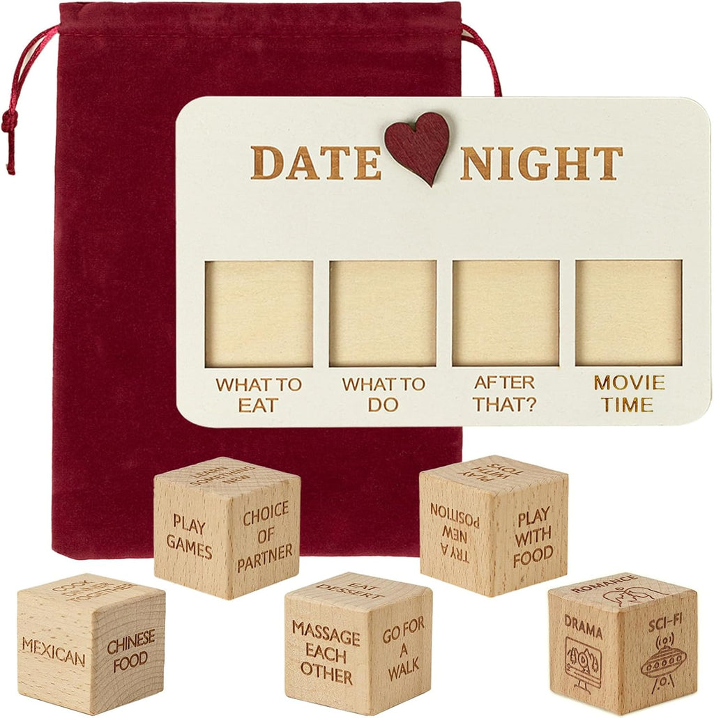 Couple Gifts for Men Women Date Night Dice Ideas Couples Toys Games Anniversary Birthday Engagement Valentine's Day Gifts for Boyfriend Girlfriend Husband Wife Groom Bride Him Her