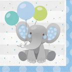 Enchanting Elephants Boy Napkins, 16 ct