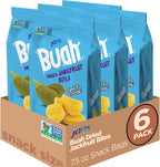 Jans Buah Dried Jackfruit Chips 7.05 oz (Pack of 6) Jack Fruit Chips – Real Fruit Snack – Gluten-Free, Sweet & Crunchy – Ready-to-Eat Healthy Snack – No Artificial Flavors – Perfect for Travel, Office, or Anytime Snacking