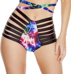 J. Valentine Women's Strappy High-Waist Short