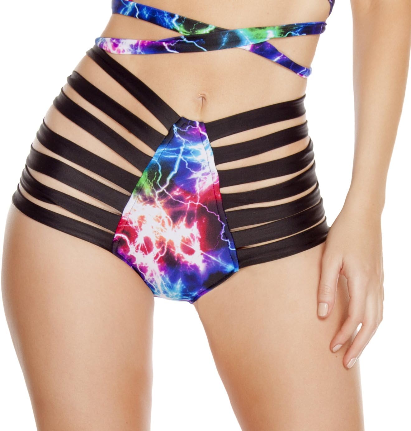 J. Valentine Women's Strappy High-Waist Short