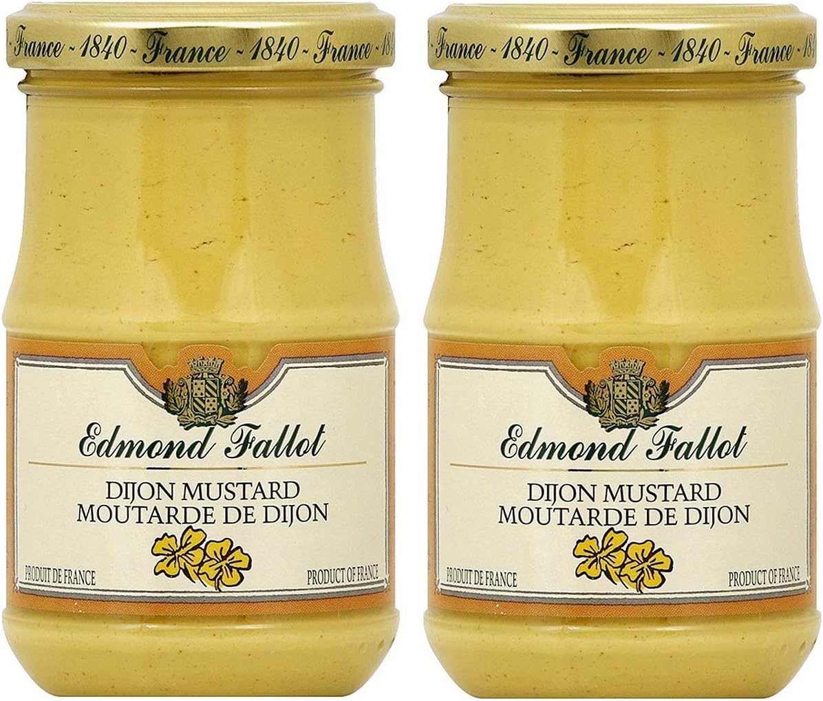 Edmond Fallot French Dijon Mustard 210g, 2 Pack