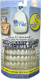Instant Smile MULTISHADE Patented Temporary Tooth Repair Kit. A Realistic Looking Fix for a Missing or Broken Tooth.