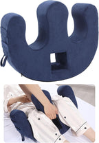 MABOZOO Patient Turning Device with Handle Hole, U-Shaped Velvet Turning Pillow Bedridden Nursing Pillow, Helping The Elderly Turn Over Pillow for The Elderly, Paralyzed, Disabled, Bedridden Patient