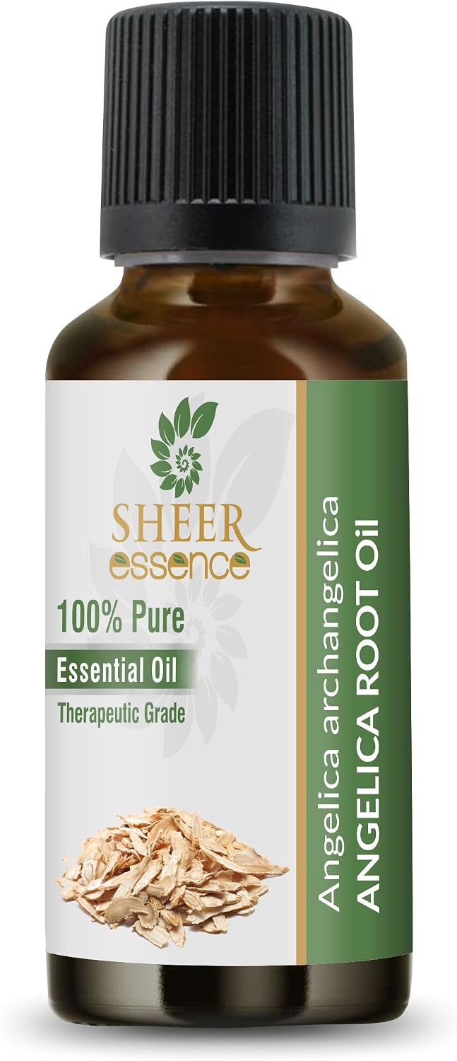 Angelica Root Oil (Angelica Archangelica) Essential Oil 100% Pure Natural Undiluted Uncut Therapeutic Grade Oil 8.45 Fl.OZ
