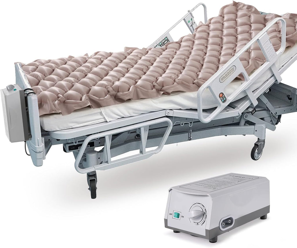 Careboda Alternating Pressure Mattress Anti Decubitus Air Pads with Electric Quiet Pump System, Pressure Sore Pad and Bed Sore Prevention, Air Mattress for Hospital Bed and Home Use, 75" x 35"