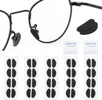 SooGree 20Pairs Soft Foam Nose Pads, 1.5MM Thick Cushion Self Adhesive Glasses Nose Pads Anti-Slip Nose Pieces Grips for Eyeglasses Sunglasses Reading Glasses, Comfortable Replacement Stick On Nosepad