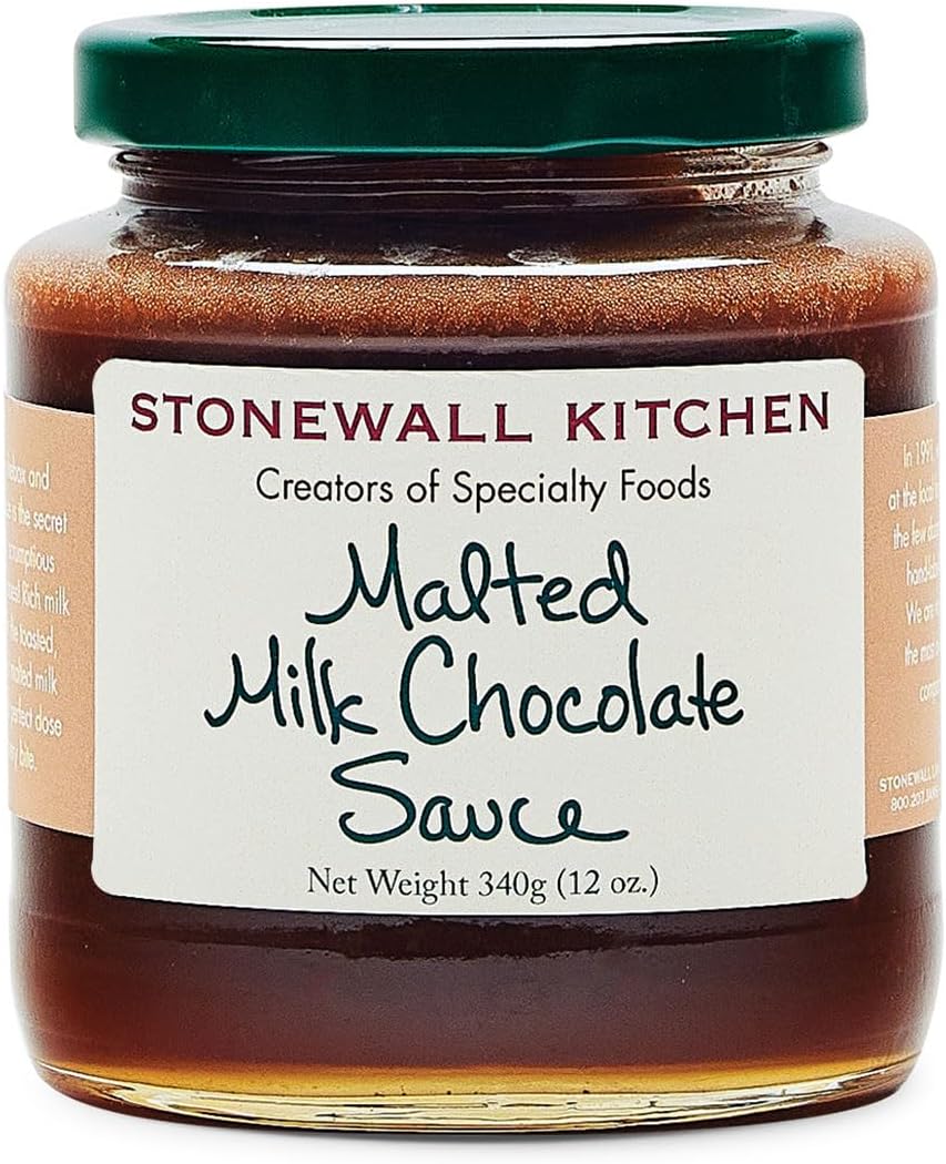Stonewall Kitchen Malted Milk Chocolate Sauce, 12 oz