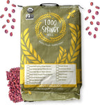 1000 SPRINGS MILL - Organic Red Beans 25lb Bulk Bag | Used for Soups, Salads, Chili or as a Sweet Paste for Desserts | Bulk Dry Red Beans | Vegan Friendly | 25lb