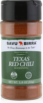 Savu Birra Gourmet Texas Red Chili Powder - Authentic Southwest Flavor