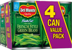 Del Monte Fresh Cut Blue Lake French Style Green Beans, 14.5 oz. Can, Canned Vegetables (Pack of 4)