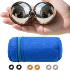 1.5-inch Stainless Steel Chiming Baoding Balls – Hand Exercise & Meditation Tools for Stress Relief, Office or Home Use (1.5inch)