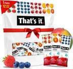 That's it. Variety Pack 100% Natural Real Fruit Bar, Best High Fiber Vegan, Gluten Free Healthy Snack, Paleo for Children & Adults, Non GMO No Added Sugar, No Preservatives Energy Food (12 Pack)