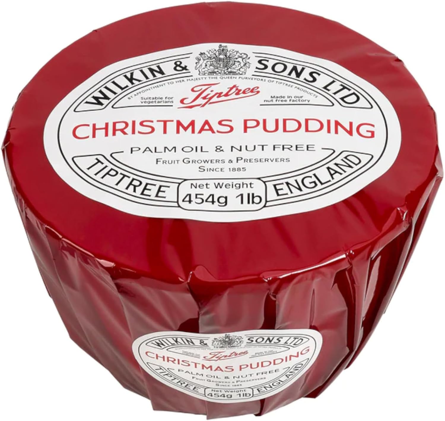 Tiptree Cello Wrapped Christmas Pudding, 1 Pound
