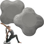 2 Pack Yoga Knee Pads Mat Set - Extra Thick Foam Kneeling Pad Cushion for Knees, Elbows, Wrists, Head - Yoga Essentials for Women Men, Non-Slip Pilates, Meditation, Floor Workouts