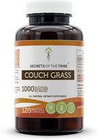 Secrets of the Tribe Couch Grass 120 Capsules, 1000 mg, Couchgrass (Couch Grass, Elymus repens) Dried Root (120 Capsules)