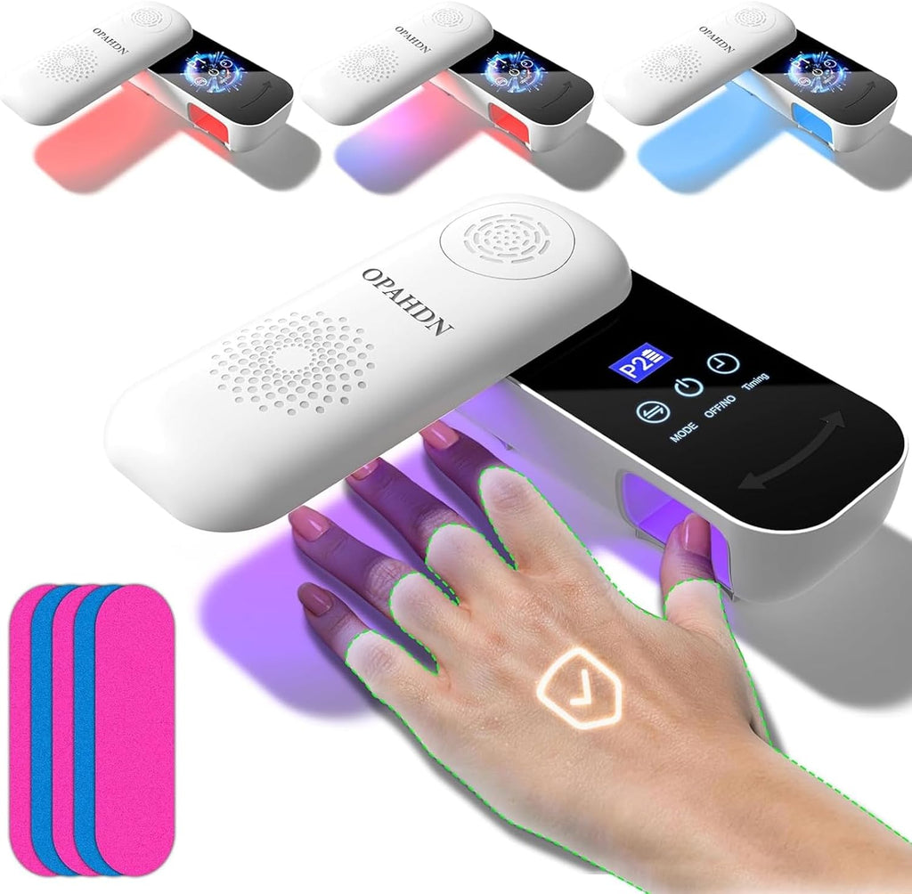 Nail Fungus Laser Treatment LED Device – Wireless Toenail Fungus Laser Device,At-Home Toenail & Fingernail Care for Thick Discolored Nails,7-Min Daily - White