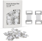 ORIENTOOLS 50-Pack Elastic Bandage Clips, Stretch Bandage Wrap Clips, Durable & Replaceable Metal Clasps for Secure Fastening, Non-Latex, Includes Storage Box, Ideal for Medical and Sports Bandages