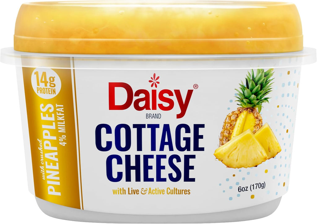 Daisy Brand Pineapple Single 4% Cottage Cheese, 6.0 Oz