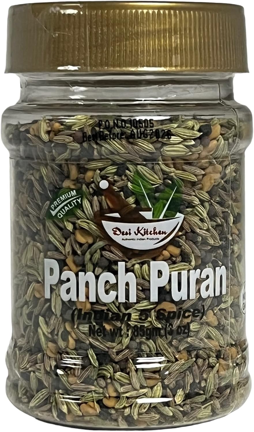 Desi Kitchen Spices All Natural | Salt Free | Vegan | NON GMO | Panch Puran (Indian 5 Spice) 85gm (3 oz)