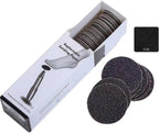 100 PCS Self-Adhesive Sandpaper Discs,Replacement Pedicure Sanding Paper Disc Pads for Electric Foot File Manicure Pedicure Callus Remover (#180 Grit)