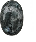 Natural Black Labradorite Oval Shaped Palm Crystal and Healing Spa Energy Massage Stone,Crystal Chakra Body Care Stone