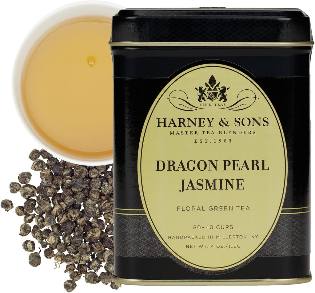 Dragon Pearl, Jasmine Tea, 4 oz (112 g), Harney & Sons