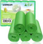 6 Gallon Biodegradable Trash Bags for Office Shredder, Small Garbage Bags Recyclable Wastebasket Trash Liners for Bathroom Kitchen Home Bins, 100 Counts
