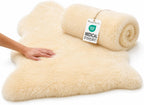 Desert Breeze Distributing Medical Sheepskin for Bedsores and Pressure Sore Relief | Oeko-Tex Certified Lambskin Pad, 24" x 41" Shorn Wool for Bed, Wheelchair, Recliner