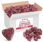 Valentine Gummy Cinnamon Jelly Hearts Candy, 5lb Pack of Valentine's Day Candy Bulk, Ideal Valentine’s Day Gummy Candy for Parties, Classroom Exchanges and Gift Bags, Perfect for Sharing with Loved Ones