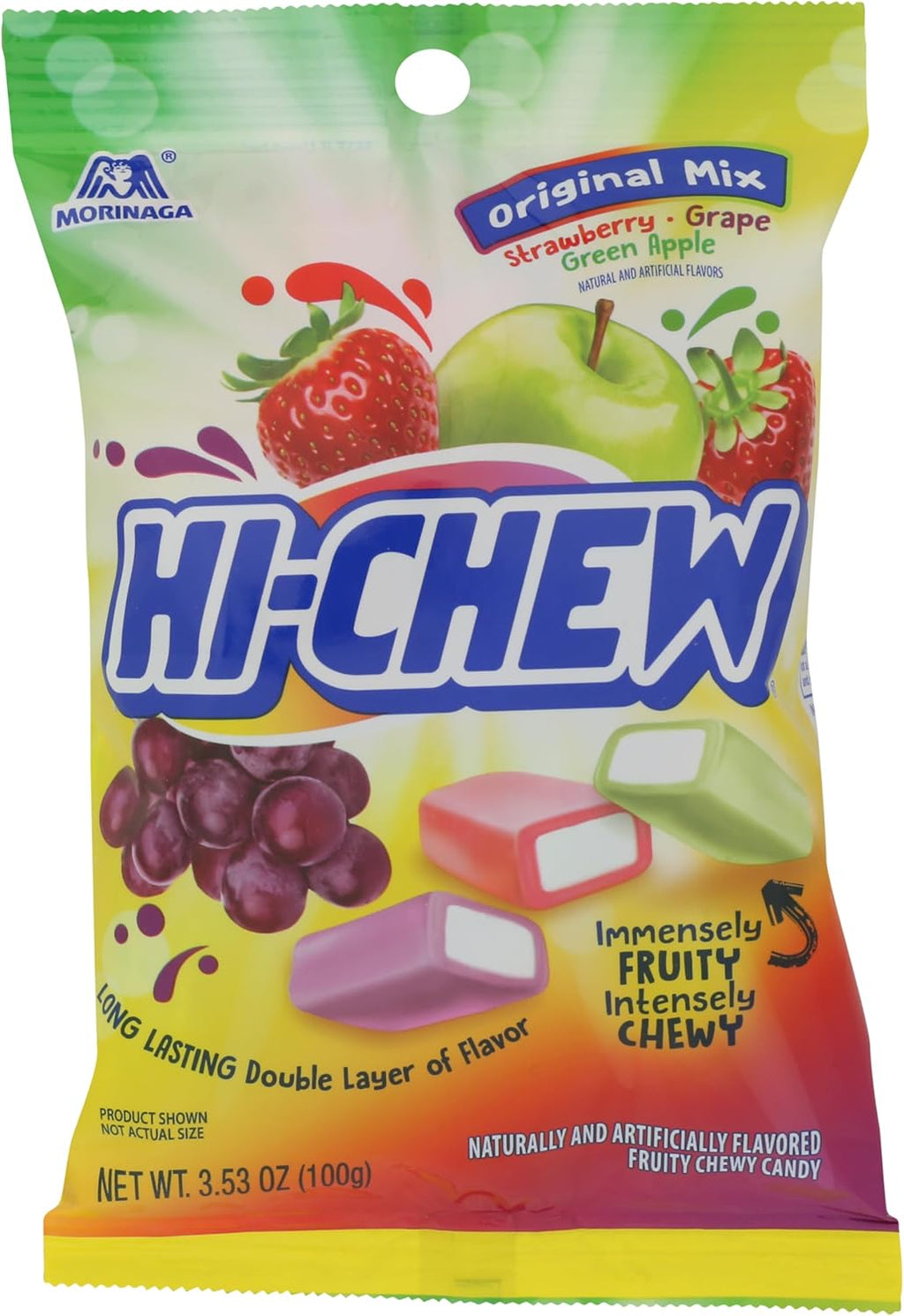 Morinaga Hi-Chew Fruit Chews, Regular Mix, 3.53 Ounce