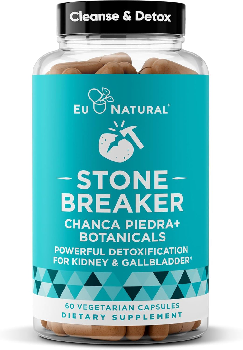 Chanca Piedra Stone Breaker - The Original Stone Breaking Formula with Celery Seed & Parsley - Supports Kidney, Gallbladder & Urinary Tract Cleansing to Help Flush Impurities - 60 Vegetarian Capsules