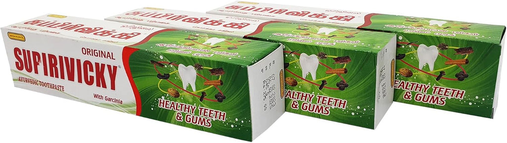 Siddhalepa Supirivicky Ayurvedic Toothpaste (110g) Pack of 3