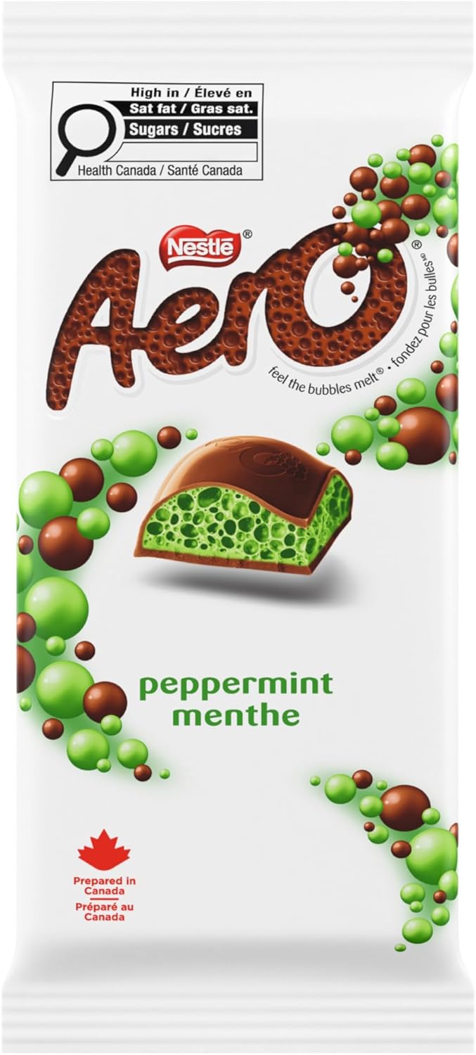 AERO Dark Mint Chocolate Bar, 95g/3.35oz