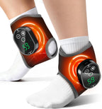 2-Pack Cordless Foot Massager for Neuropathy, Ankle Massager for Pain Relief, Feet Massager, HSA Eligible FSA, Ankle Heating Pad with Massage, 4 Heat Levels, 3 Massage, Black