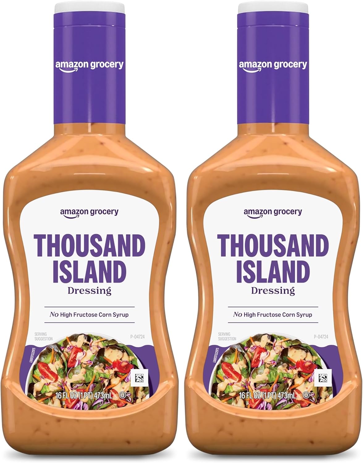 Amazon Grocery, Thousand Island Dressing, (Previously Happy Belly, Packaging May Vary), 16 fl oz (Pack of 2)