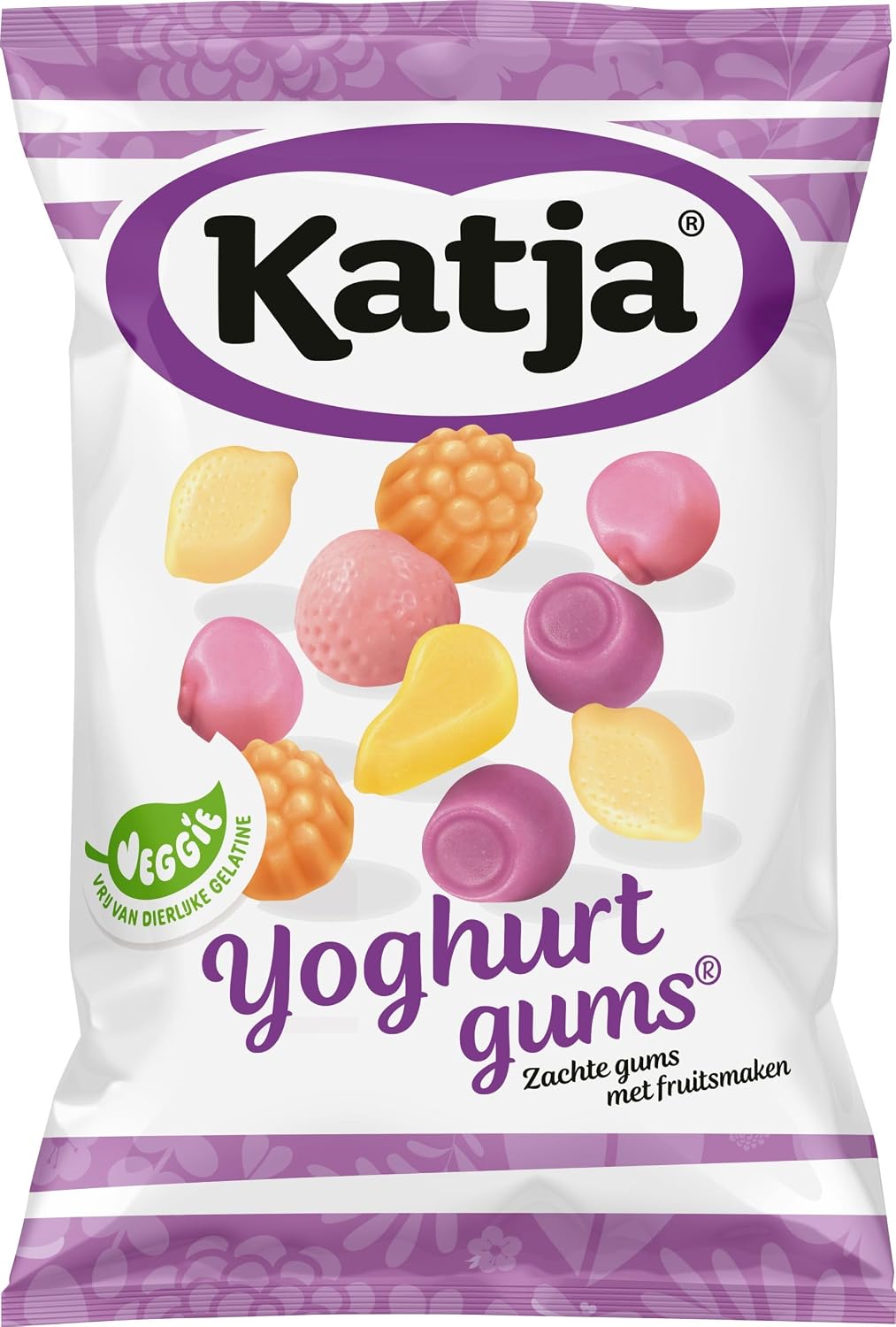 Katja Yoghurt Gums I Soft Sweet Fruit flavored Gummy Candy I 295g 10.4 ounce